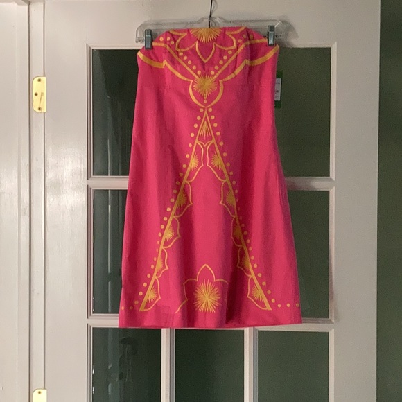 NWT Lilly Pulitzer Bowen Dress Hotty Pink Size 0 - Picture 13 of 14